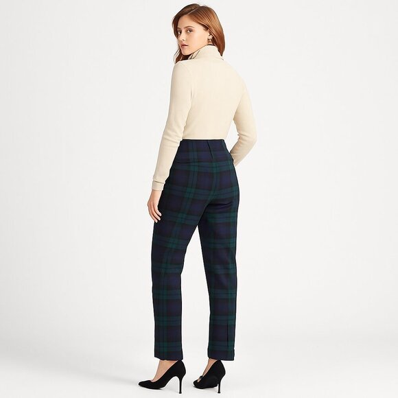 Ralph Lauren Christmas Black Watch Plaid Trousers Size 8 - Picture 4 of 16